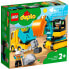 Детский конструктор LEGO Duplo 10931 - Грузовик и Экскаватор с гусеницами.