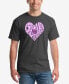 Фото #1 товара Forever In Our Hearts - Men's Word Art T-Shirt