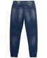 Фото #2 товара Big Boys Knit Denim Elastic Waist Joggers