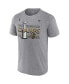 ფოტო #4 პროდუქტის Men's Heather Gray Vegas Golden Knights 2023 Stanley Cup Champions Locker Room Big and Tall T-shirt