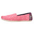 Фото #3 товара TOMS Alpargata Slip On Womens Pink Flats Casual 10018780T