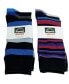 ფოტო #4 პროდუქტის 6 Pack Mens Cotton Dress Socks Mid Calf Argyle Pattern Solids Set