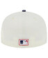 ფოტო #3 პროდუქტის Men's Stone, Navy Chicago White Sox Retro 59FIFTY Fitted Hat