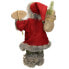 Фото #4 товара Weihnachtsmann Deko-Figur 37cm rot/grau