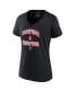 ფოტო #3 პროდუქტის Women's Black Stanford Cardinal 2022 PAC-12 Women's Basketball Conference Tournament Champions V-Neck T-shirt