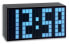 TFA 98.1082.02 - Digital alarm clock - Black - Blue - 12/24h - LED - Blue - Battery