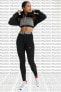 Фото #4 товара Леггинсы Nike Pro Tigh Fit Full Length Toparlayıcı Tam Boy Siyah - женская одежда