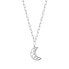 Moon Steel Necklace with Stellar Crystals SSE01