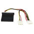 Фото #7 товара Bi-Directional SATA IDE Adapter Converter - 2 x SATA Data 7 pin M/1 x IDE 40 pin F - SP4 M - Black