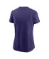 Фото #2 товара Women's Purple Clemson Tigers Primetime Evergreen Logo T-Shirt