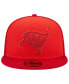 Фото #2 товара Men's Red Tampa Bay Buccaneers Tri-Tone 59FIFTY Fitted Hat