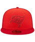 ფოტო #2 პროდუქტის Men's Red Tampa Bay Buccaneers Tri-Tone 59FIFTY Fitted Hat