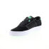 Фото #4 товара DC Teknic ADYS300763-BWE Mens Black Suede Skate Inspired Sneakers Shoes