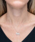 Diamond Horse Pendant Necklace (1/4 ct. t.w.) in 10k White Gold, 18" + 2" extender, Created for Macy's