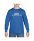 Фото #2 товара Big Boy's Word Art Long Sleeve T-shirt - Peeking Dog