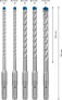 Фото #6 товара Bosch EXPERT SDS plus-7X Hammerbohrer-Set 6/6/8/8/10 mm, 5 Stück