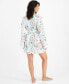 Фото #2 товара Flower Show Women's Printed Robe, Created for Macy's