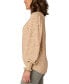 Фото #3 товара Petite Blouson-Sleeve Twist-Hem Top