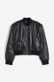 Фото #5 товара Coated Bomber Jacket with Shoulder Pads