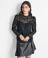 ფოტო #1 პროდუქტის Women's Long Sleeve Lace Blouse