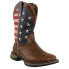 Фото #2 товара Roper American Wilder Patriotic Square Toe Cowboy Mens Brown Casual Boots 09-02