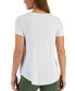 ფოტო #2 პროდუქტის Women's Short Sleeve Scoop-Neck T-Shirt, Created for Macy's