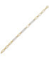 Diamond Link Statement Bracelet (1/2 ct. t.w.) in 14k Gold