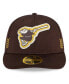 Бейсболка унисекс New Era San Diego Padres 2024 Clubhouse Low Profile 59FIFTY Brown (Бежевый) Коричневый, 7 - фото #2