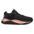 Фото #1 товара Puma Pacer Future Lux Metallic Lace Up Womens Black Sneakers Casual Shoes 38060