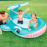 Inflatable Paddling Pool for Children Intex Whale 200 L 196 x 91 x 201 cm (4 Units)