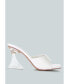 Фото #1 товара Women's Sweet16 Clear Spool Heel Sandals