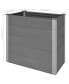 Фото #3 товара Garden Raised Bed WPC 39.4"x19.7"x35.8" Gray