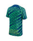 Фото #2 товара Men's Blue, Green Brazil National Team 2022/23 Pre-Match Top