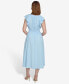 ფოტო #2 პროდუქტის Women's Empire-Waist Flutter-Sleeve Midi Dress