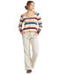 ფოტო #3 პროდუქტის Juniors' Oceanside Wide-Leg Drawstring Pants