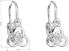 Silver children´s earrings with zircon Fuchsia 11171.3