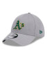 Фото #1 товара Men's Gray Oakland Athletics Active Pivot 39Thirty Flex Hat