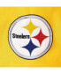 ფოტო #1 პროდუქტის Men's Black, Gold Pittsburgh Steelers Bill Full-Zip Jacket