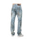ფოტო #2 პროდუქტის Men's Hand Crafted Wash Slim Straight Premium Denim Jeans