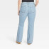 Фото #4 товара Women's High-Rise Vintage Bootcut Jeans - Universal Thread Light Blue 10