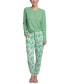 Фото #14 товара Пижама Muk Luks Supersoft Ribbed Pajama