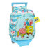 Фото #1 товара Детский рюкзак Spongebob Stay positive 3D с колесиками Синий Белый 26 x 34 x 11 см