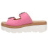 Фото #3 товара Chinese Laundry Surfs Up Wedge Slip On Womens Pink Casual Sandals SURFSUP-663