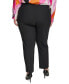Plus Size Mid Rise Compression Pants, First@Macy’s