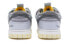 【定制球鞋】 Nike Air Dunk Jumbo Remastered 愚人节系列 解构灰 手绘喷绘 低帮 板鞋 男款 白灰 / Кроссовки Nike Air Dunk DV0821-100