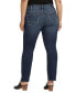 Фото #2 товара Plus Size Britt Low Rise Curvy Fit Straight Leg Jeans