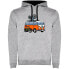 KRUSKIS Hippie Van MTB Two-Colour hoodie Серо-черный, XL - фото #3