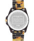 Фото #3 товара Women's Greyson Dark Brown Tortoise Signature C Resin Watch, 36mm