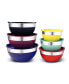 12-Pc. Colored Mixing Bowl Set