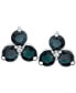 ფოტო #2 პროდუქტის Sapphire (2-3/8 ct. t.w.) & Diamond (1/20 ct. t.w.) Stud Earrings in 14k White Gold